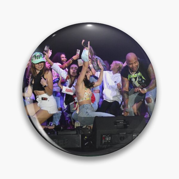 Item preview, Concert Fans Dancing On Stage With The Headline Entertainer - Photograph designed and sold by ConcertImages.