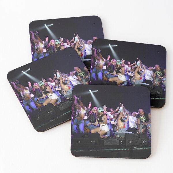 Item preview, Concert Fans Dancing On Stage With The Headline Entertainer - Photograph designed and sold by ConcertImages.