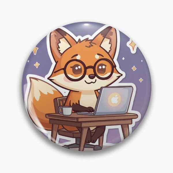 Item preview, Studious Fox designed and sold by PictorialWhimsy.