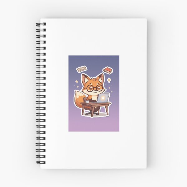 Item preview, Studious Fox designed and sold by PictorialWhimsy.