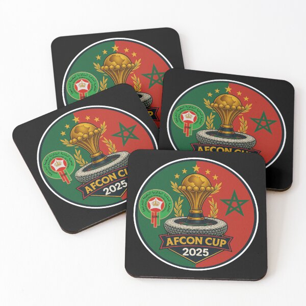 Item preview, AFCON 2025 Morocco  Atlas Lions Football Emblem  designed and sold by InPrintedWord.