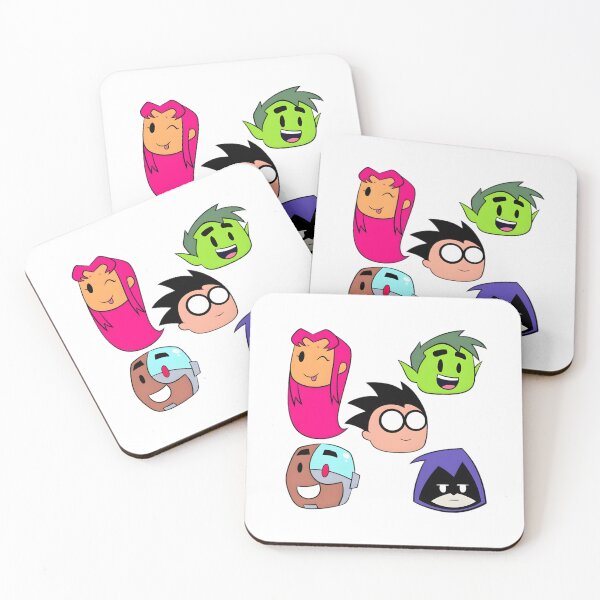 Item preview, chibi titans faces designed and sold by SonyShock.