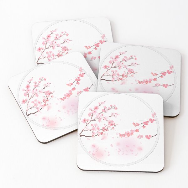 Item preview, Sakura Serenity – Cherry Blossom Circle Aesthetic Art designed and sold by Aedition.