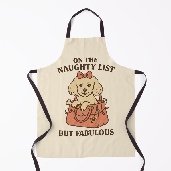 Item preview, Christmas Toy Poodle On the Naughty List but Fabulous designed and sold by Meandmyshop.