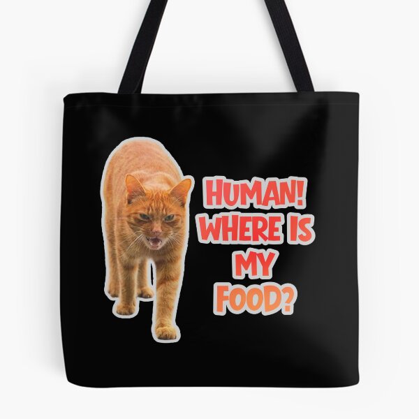 Item preview, Hungry meow cat designed and sold by artByJustyna.