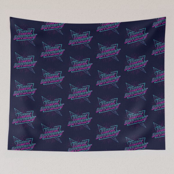 Item preview, Think Different — Neon Retro Futuristic Typography Design designed and sold by ArtBySylvia.