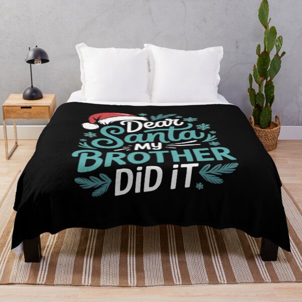 Item preview, Dear santa my brother did it 99 designed and sold by BeetleMalon.