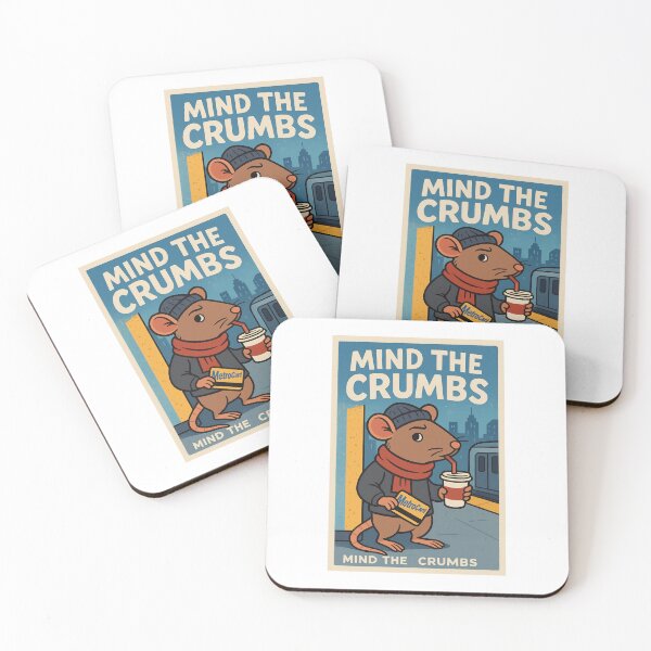 Item preview, Subway Snacks – Funny Rat with MetroCard | Urban Commuter Animal Art for City Lovers designed and sold by WhimsyByPaul.redbubble.com.