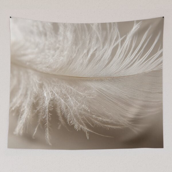 Item preview, Soft white feather resting designed and sold by anytka.