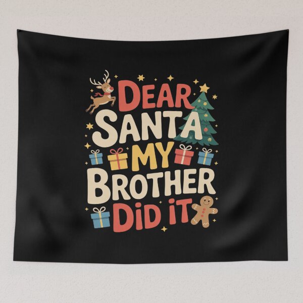 Item preview, Dear santa my brother did it 321  designed and sold by BeetleMalon.