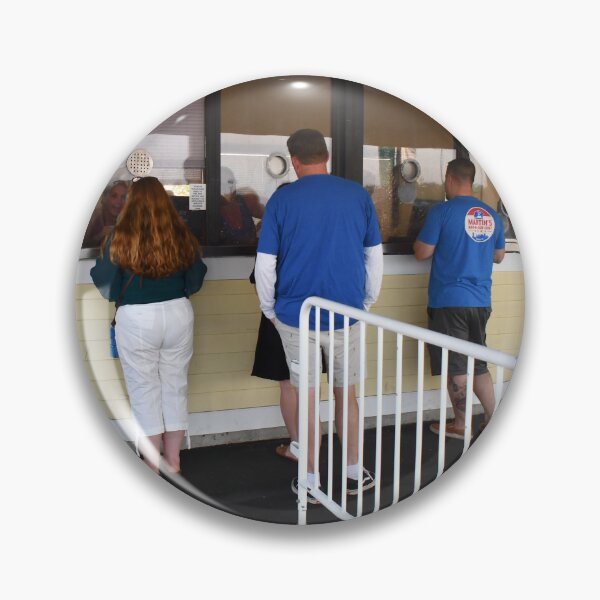 Item preview, Concert Fans Being Serviced At A Box Office Window - Photograph designed and sold by ConcertImages.