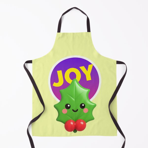 Item preview, Cheerful Christmas design, cute holly with JOY lettering, fun winter and Christmas motif designed and sold by Mauswohn.