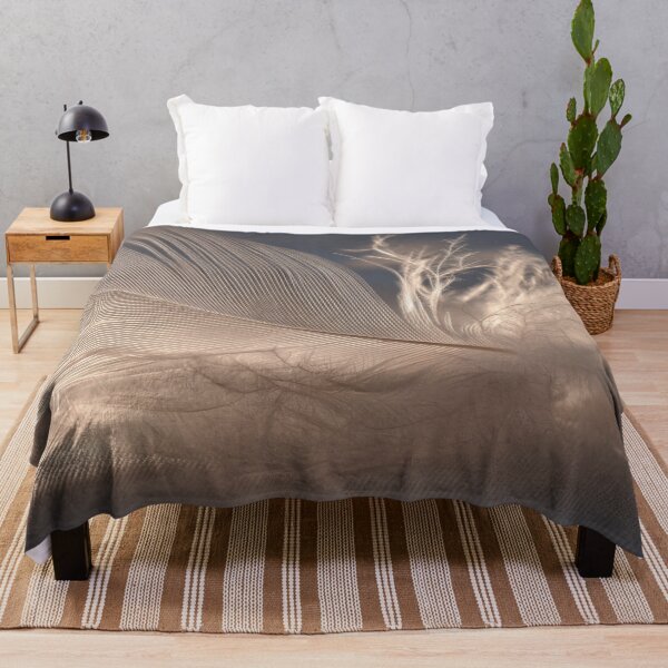 Item preview, Feather on soft fabric designed and sold by anytka.