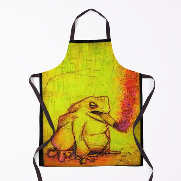 Item preview, "Żaba z kiepem"/"Frog with cig" designed and sold by putrescens.
