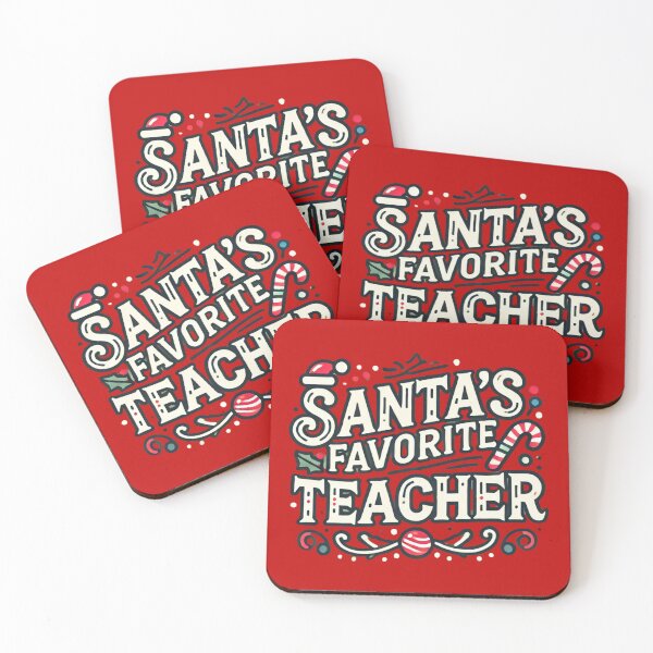 Item preview, Santa’s Favorite Teacher designed and sold by Meandmyshop.