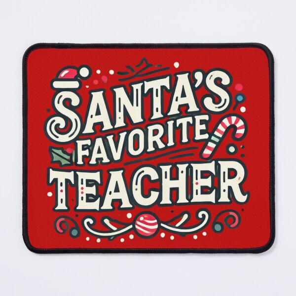 Item preview, Santa’s Favorite Teacher designed and sold by Meandmyshop.