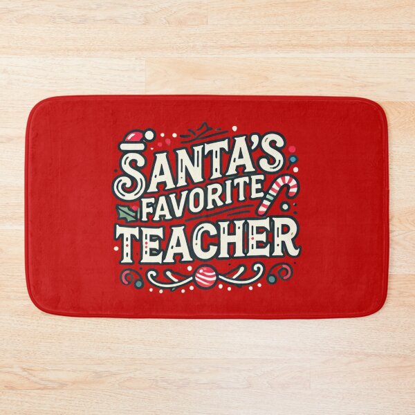 Item preview, Santa’s Favorite Teacher designed and sold by Meandmyshop.