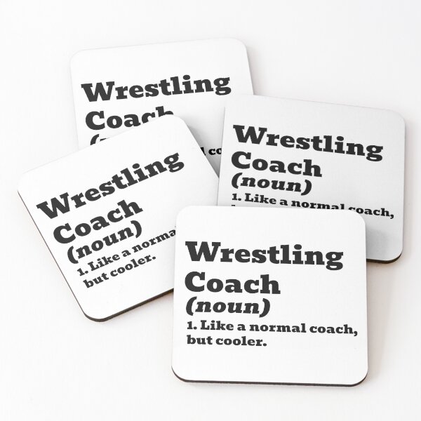 Item preview, Wrestling Coach Like Normal But Cooler designed and sold by WakeNBake-Tees.