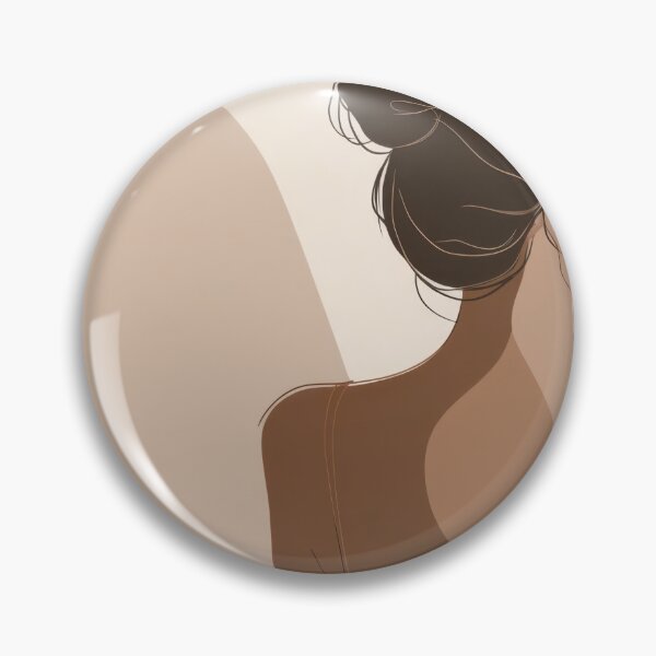 Item preview, Elegant woman with a bun hairstyle designed and sold by anytka.