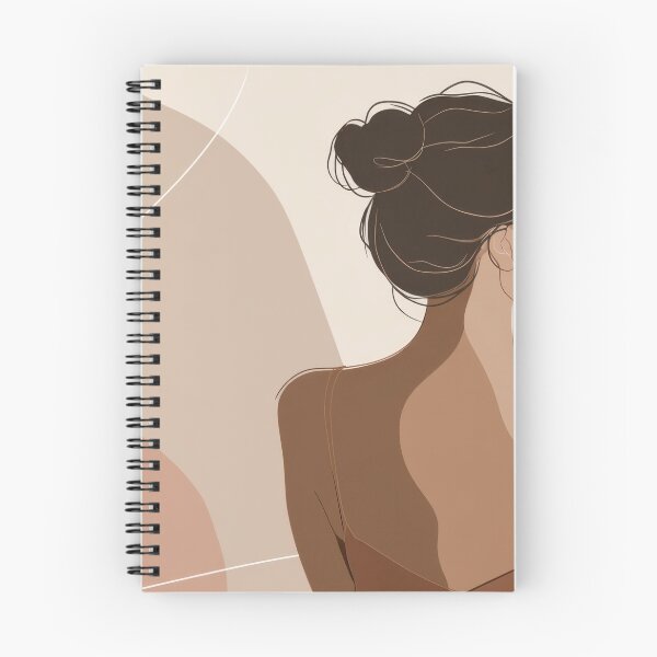 Item preview, Elegant woman with a bun hairstyle designed and sold by anytka.