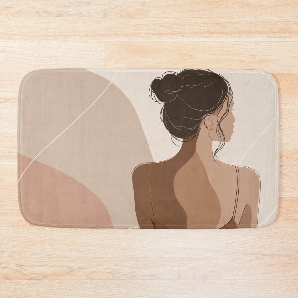 Item preview, Elegant woman with a bun hairstyle designed and sold by anytka.