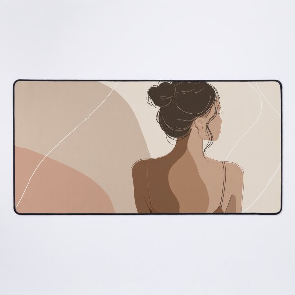 Item preview, Elegant woman with a bun hairstyle designed and sold by anytka.