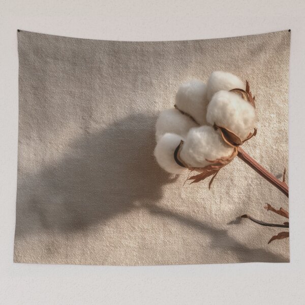 Item preview, Cotton plant on soft surface designed and sold by anytka.