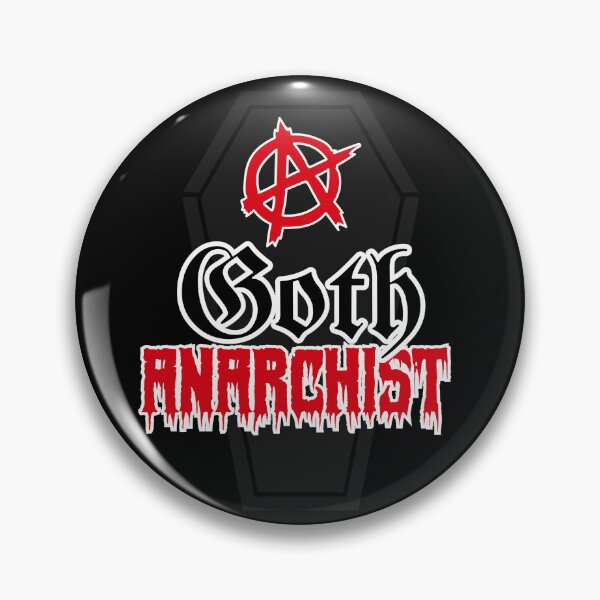 Item preview, Goth Anarchist Sticker – Coffin and Anarchy Symbol Design, Punk Gothic Aesthetic designed and sold by Allie-Vesper.
