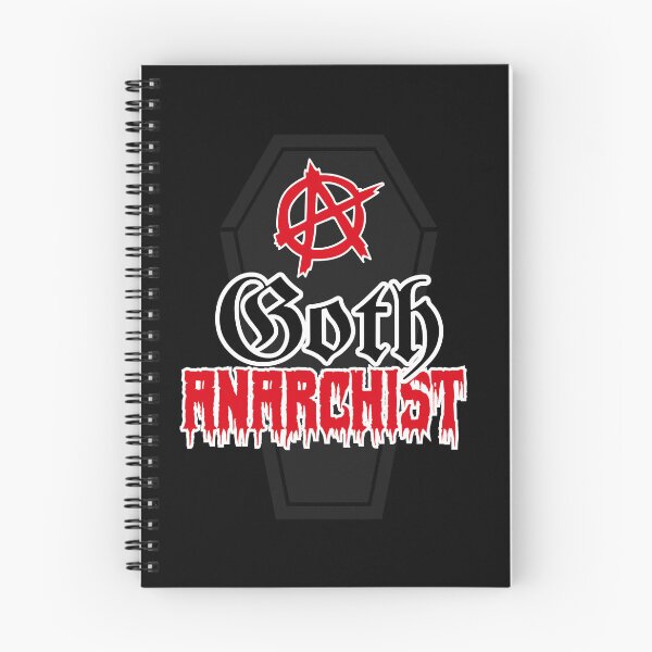Item preview, Goth Anarchist Sticker – Coffin and Anarchy Symbol Design, Punk Gothic Aesthetic designed and sold by Allie-Vesper.