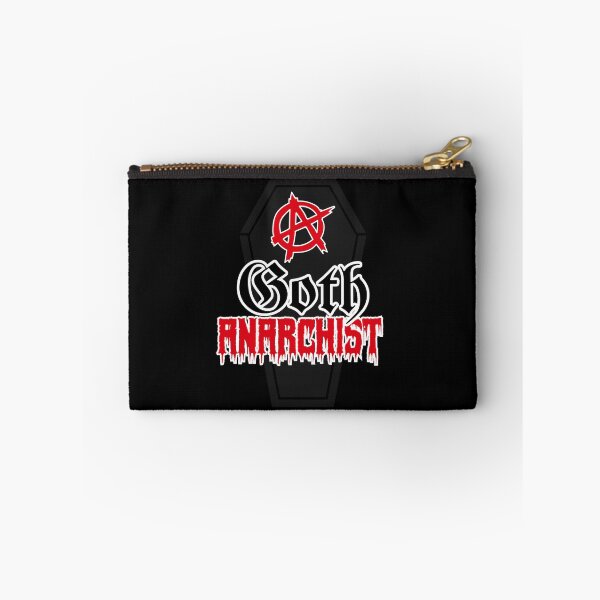 Item preview, Goth Anarchist Sticker – Coffin and Anarchy Symbol Design, Punk Gothic Aesthetic designed and sold by Allie-Vesper.