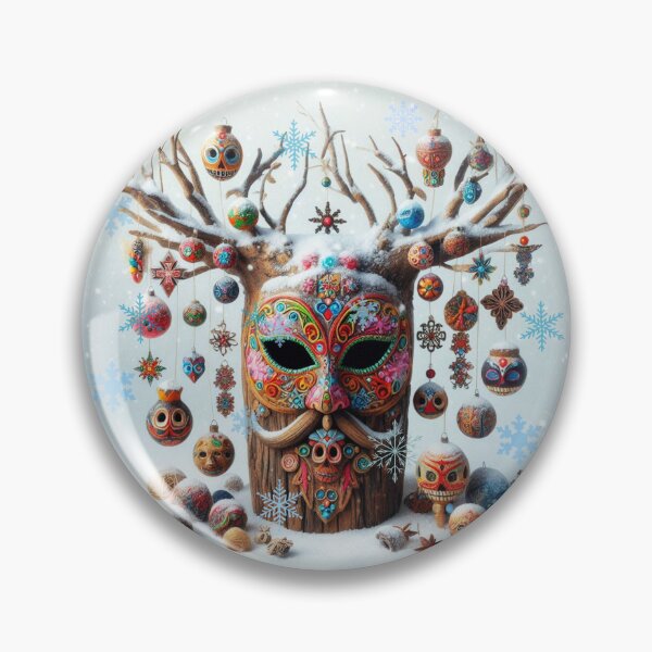 Item preview, The Merry Mask of Winter Spirits designed and sold by Karaboshka.