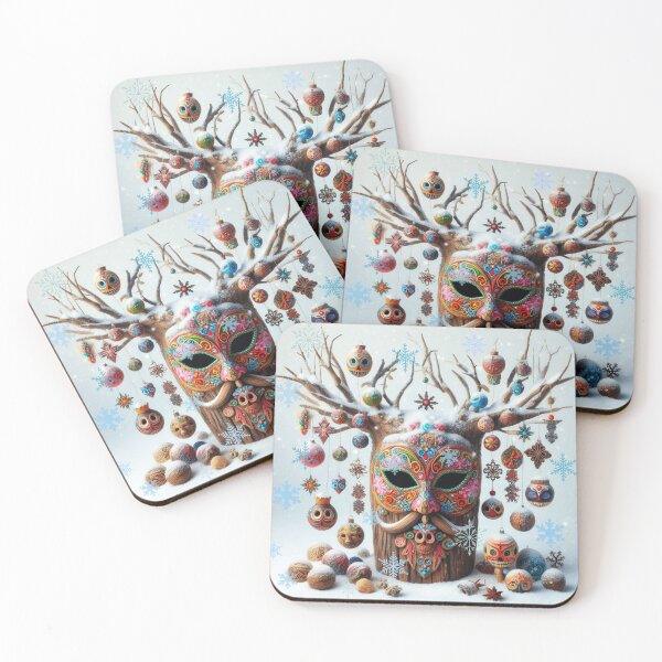Item preview, The Merry Mask of Winter Spirits designed and sold by Karaboshka.