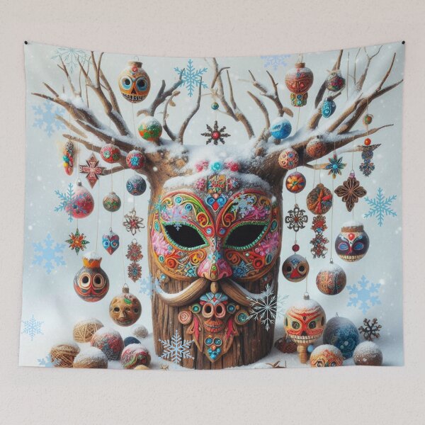 Item preview, The Merry Mask of Winter Spirits designed and sold by Karaboshka.