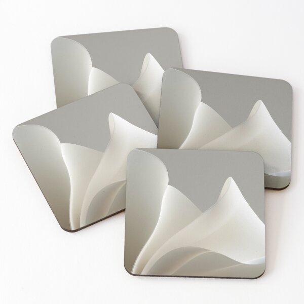 Item preview, Delicate white curves in soft light designed and sold by anytka.