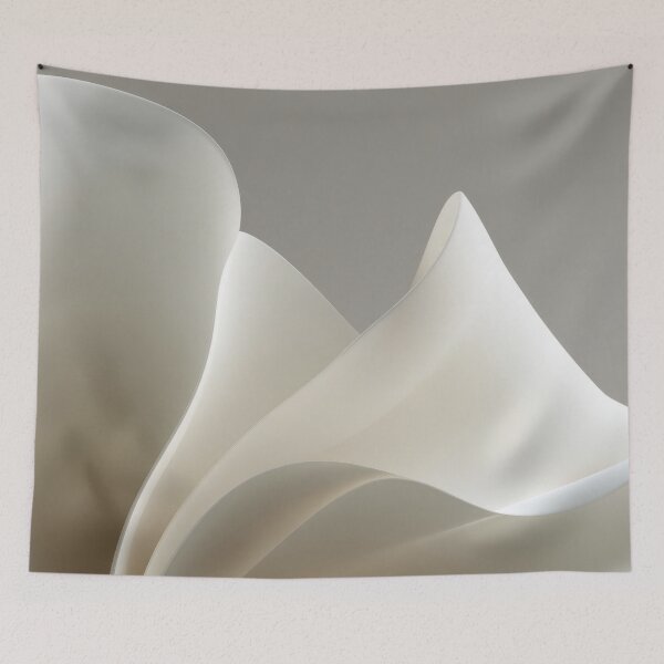 Item preview, Delicate white curves in soft light designed and sold by anytka.