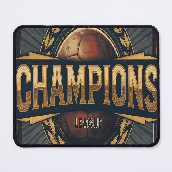 Item preview, Vintage Champions League Art Deco Soccer Poster designed and sold by Jobs-Fashion.