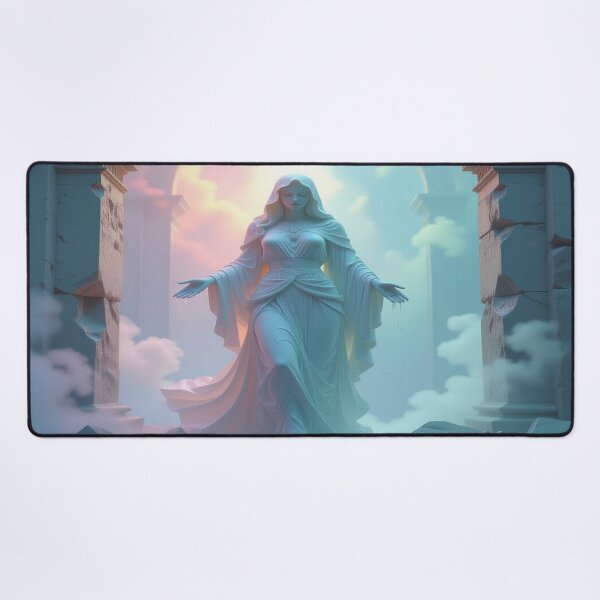 Artikelvorschau, Mystic Goddess Statue - Ancient Ruins meet Dreamlike Fantasy Vibes  entworfen und verkauft von FotoworldEdel.