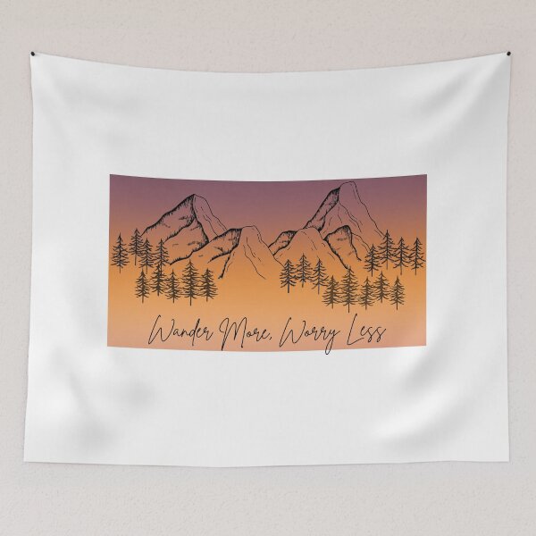 Item preview, Wander more, worry less designed and sold by Soul-of-Nalune.