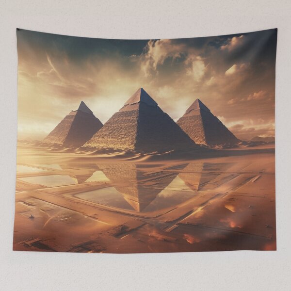 Item preview, Pyramids of Giza - Surrealists designed and sold by Josan Designs.