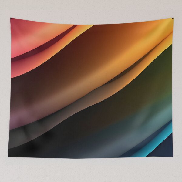 Item preview, Colorful waves create rhythm designed and sold by anytka.