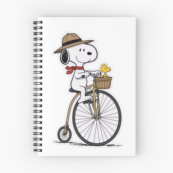 Artikelvorschau, Snoopy & Woodstocks großes Abenteuer | Fahrt mit einem historischen Hochrad entworfen und verkauft von XM STOREZ .