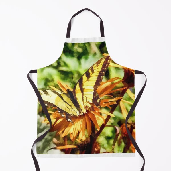 Item preview, Tiger Swallowtail on Yellow Wildflower designed and sold by Susan Savad.