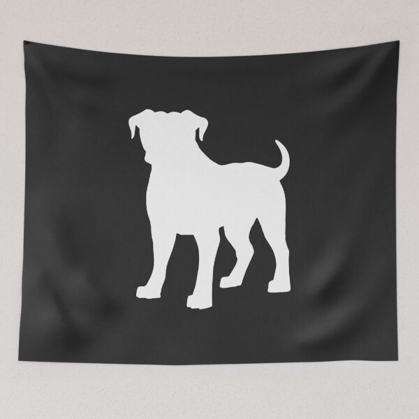 Item preview, Staffordshire Bull Terrier Silhouette - Placemat designed and sold by Josan Designs.
