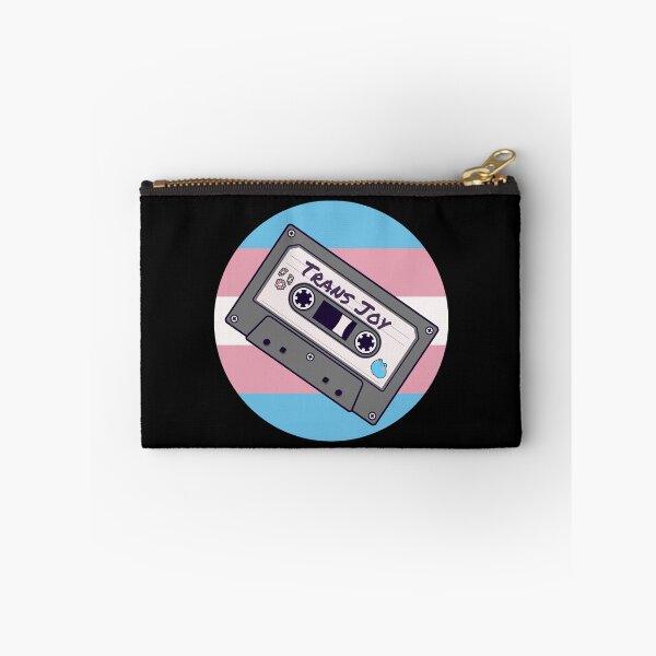 Item preview, Trans Joy Sticker – Retro Cassette Tape with Trans Flag, LGBTQ+ Pride Design designed and sold by Allie-Vesper.