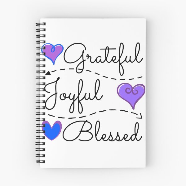 Item preview, Grateful, Joyful, Blessed.  designed and sold by silviasunflower.