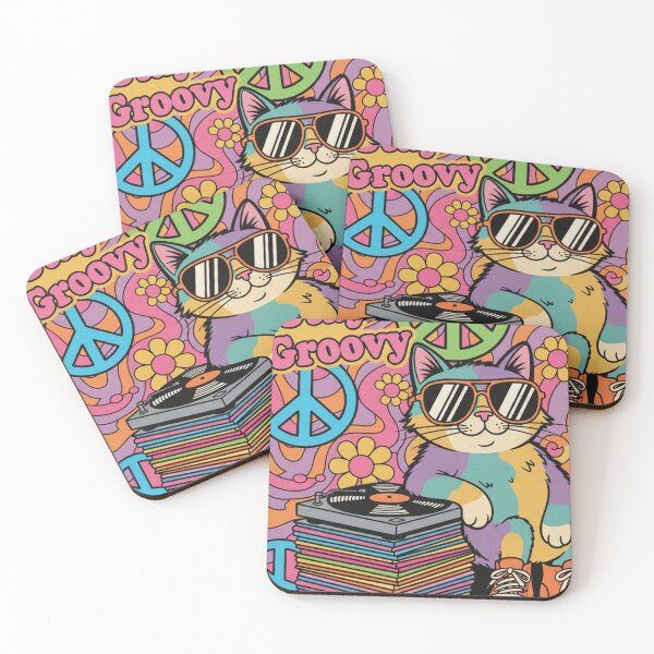 Item preview, "Groovy Cat Vibes designed and sold by AG Clothing Shop.