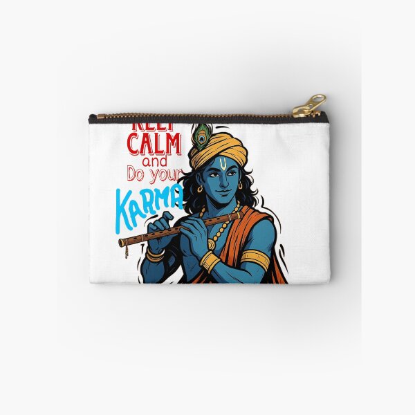 Item preview, Krishna (Keep calm and do your Karma) designed and sold by REDCLASH2002.