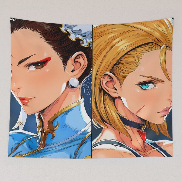 Item preview, Chun Li & Cammy - 2 designed and sold by Infinite-Aspire.
