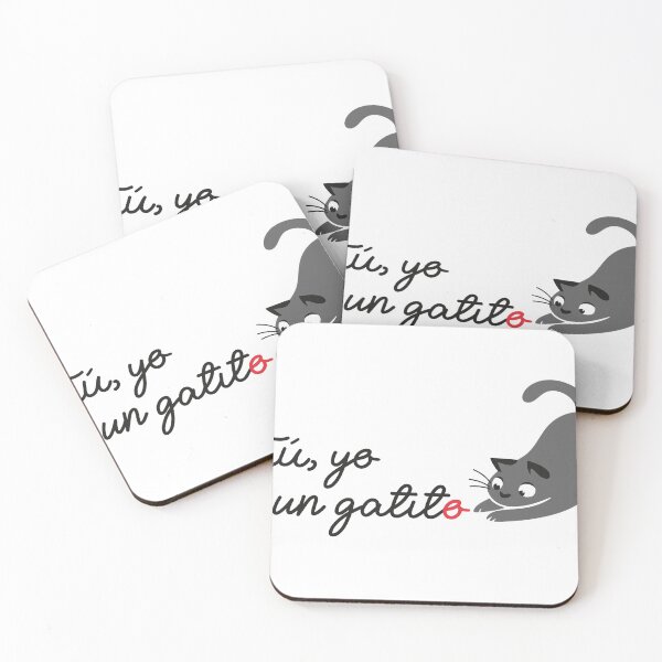 Item preview, You, me and a kitten - QUOTE SPANISH designed and sold by Josan Designs.