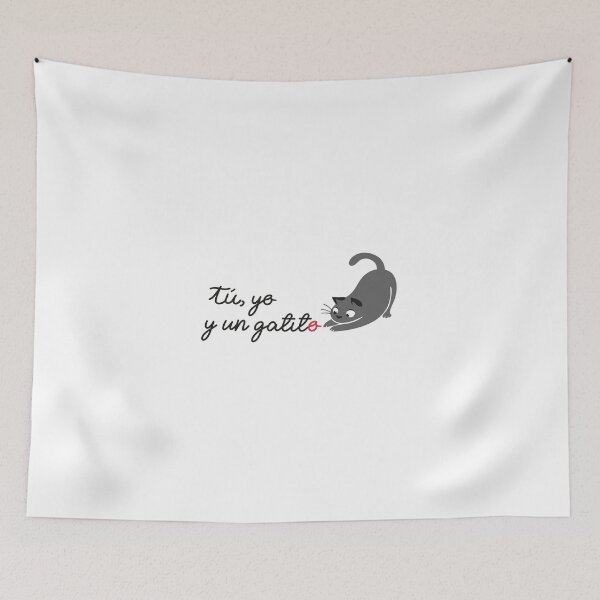 Item preview, You, me and a kitten - QUOTE SPANISH designed and sold by Josan Designs.
